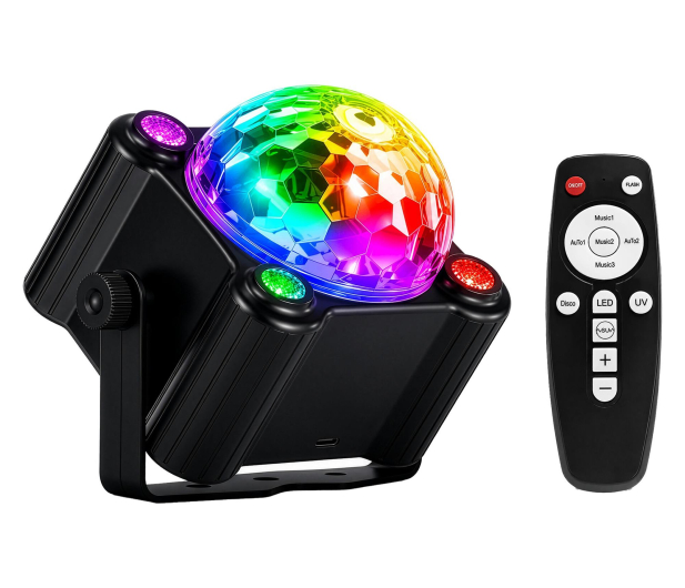 MusicMate Multiefekt dyskotekowy Party Light LED MM-DL40 AstroBeam - 1588533 - zdjęcie 4